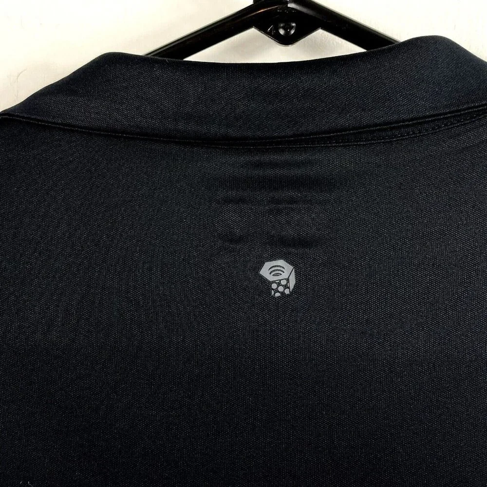 Mountain Hardwear Womens 1/4 Zip Shirt Size Medium Black Wicked Long Sleeve - Picture 4 of 7